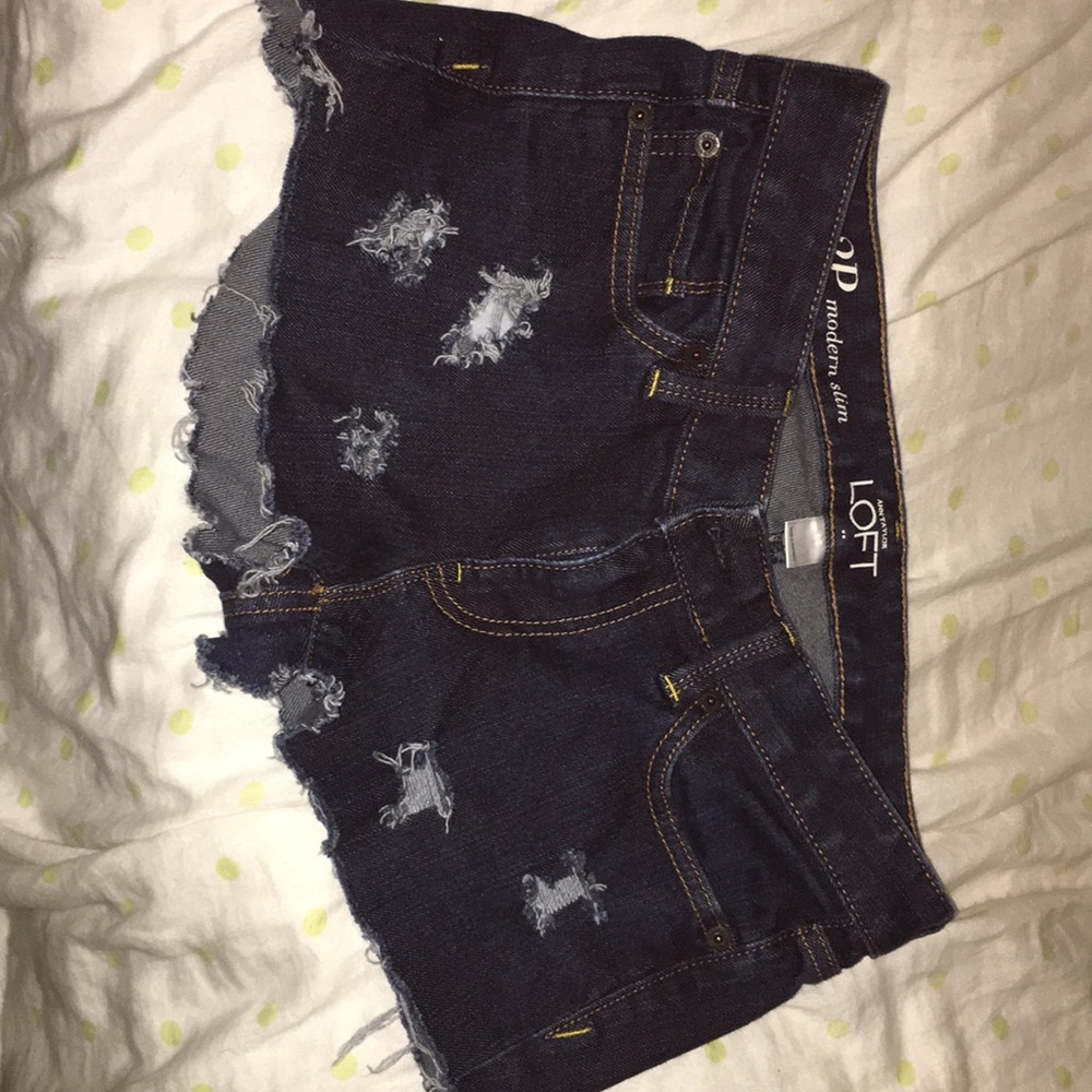 Denim shorts